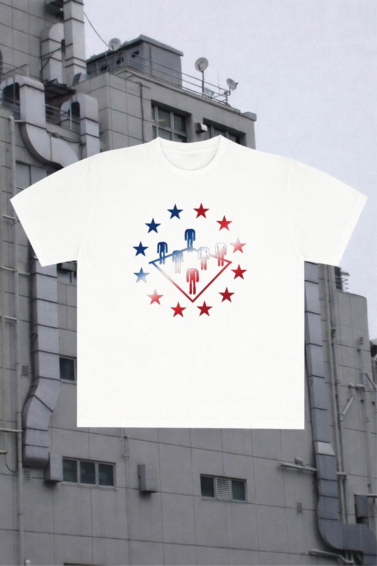 WAGMI STARS TEE WHITE